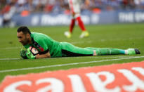 Britain Soccer Football - Arsenal v Chelsea - FA Cup Final - Wembley Stadium - 27/5/17 Arsenal’s David Ospina gathers the ballAction Images via Reuters / Lee Smith