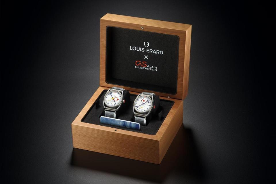 LOUIS ERARD與ALAIN SILBERSTEIN全新聯名錶各限量178只，其中的28只將以套組形式販售。