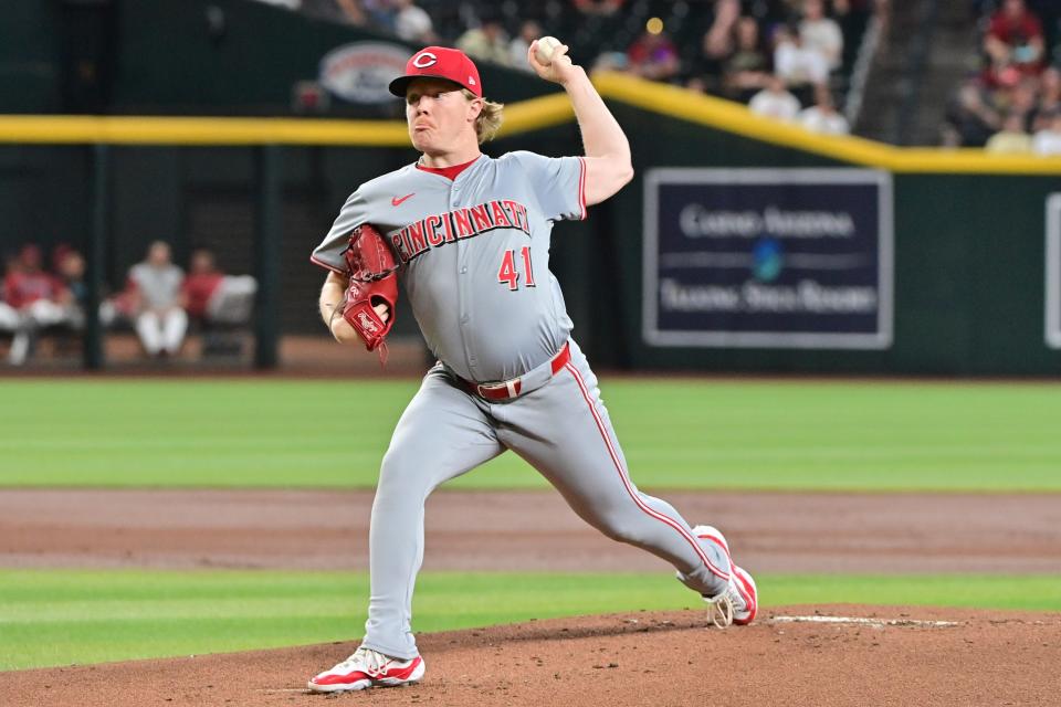 Starting pitcher Andrew Abbott is one of the Reds' second year players who hasn't been a disappointed. Abbott will take a 2-4 record but outstanding ERA of 3.06 when he makes is 10th start of the season against the Padres Tuesday.