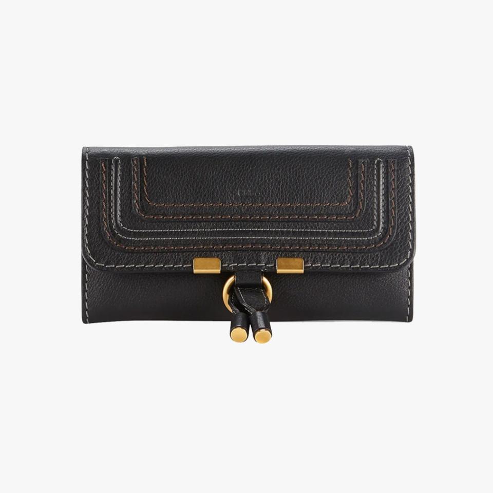 Chloé Marcie calfskin zip-around wallet