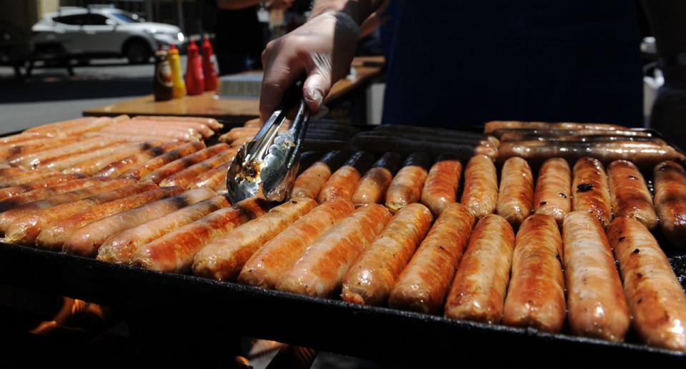 Bunnings will cancel sausage sizzles from tomorrow. Source: AAP