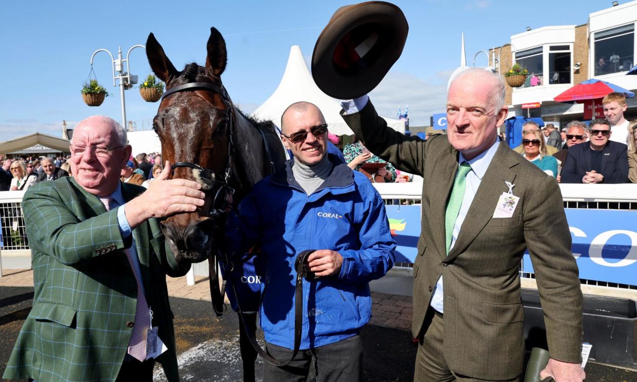 <span>Willie Mullins is poised to win the UK trainers’ championship for the first time.</span><span>Photograph: Robert Perry/PA</span>