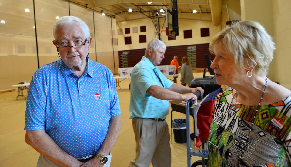 On Aug. 11, 2022 residents of District 4 voted on whether or not to build a new Woodruff High School. Curtis and Nancy Walker talk about their vote. 