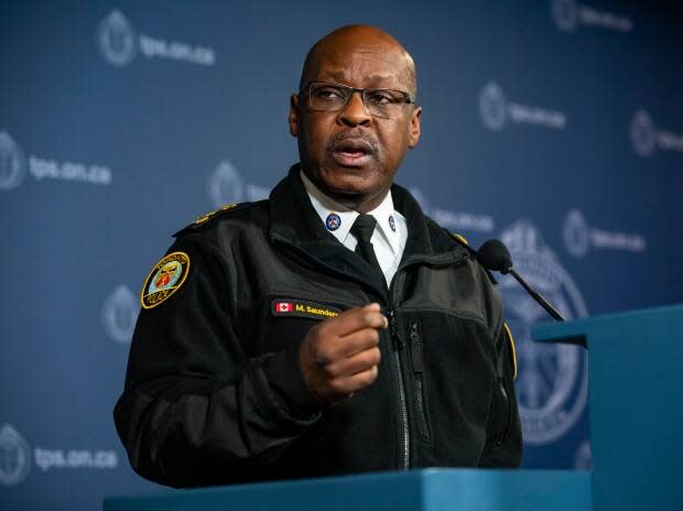 Former Toronto police chief Mark Saunders has been appointed by the provincial government to be a special adviser involved in the redevelopment of Ontario Place.  (Michael Wilson/CBC - image credit)