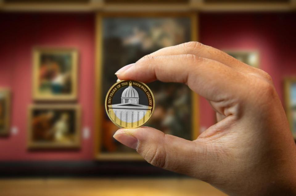 Swindon Advertiser: The new £2 coin from the Royal Mint features the National Gallery in London