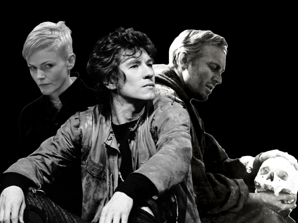<p>Maxine Peake, Ian McKellen and Innokenty Smoktunovsky in various incarnations of Hamlet</p> (Picturehouse/Alamy/Shutterstock)