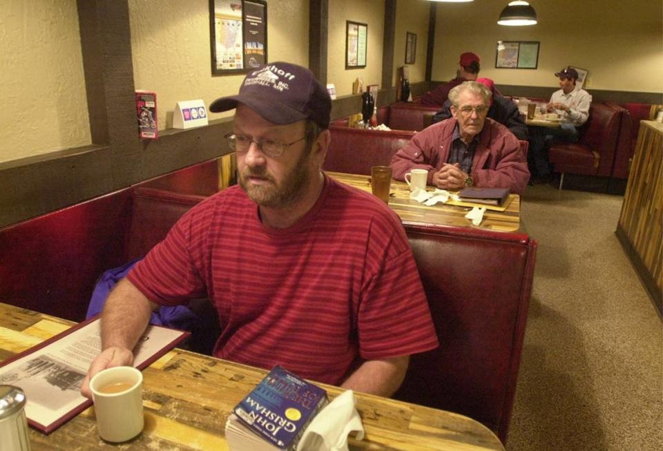 A photo taken inside the restaurant at Newton’s Newell Travel Center in 2004
