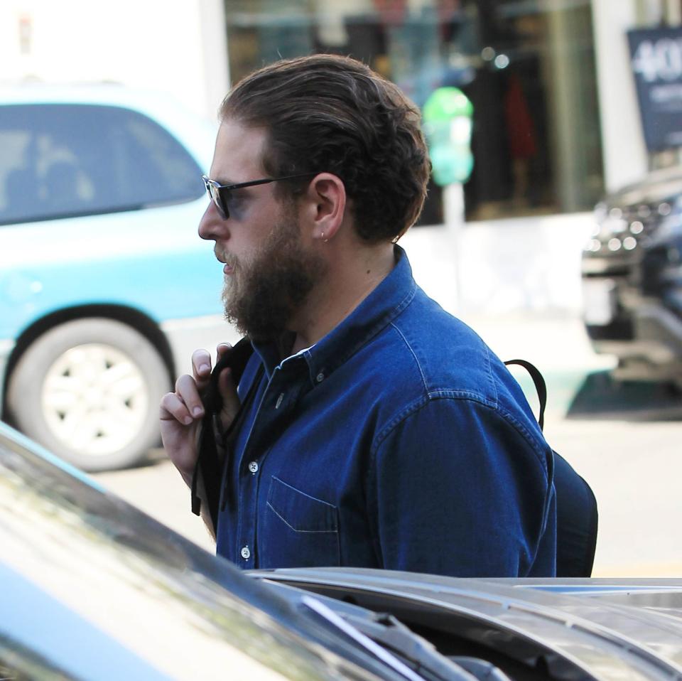 Jonah Hill's Slicked Back Style