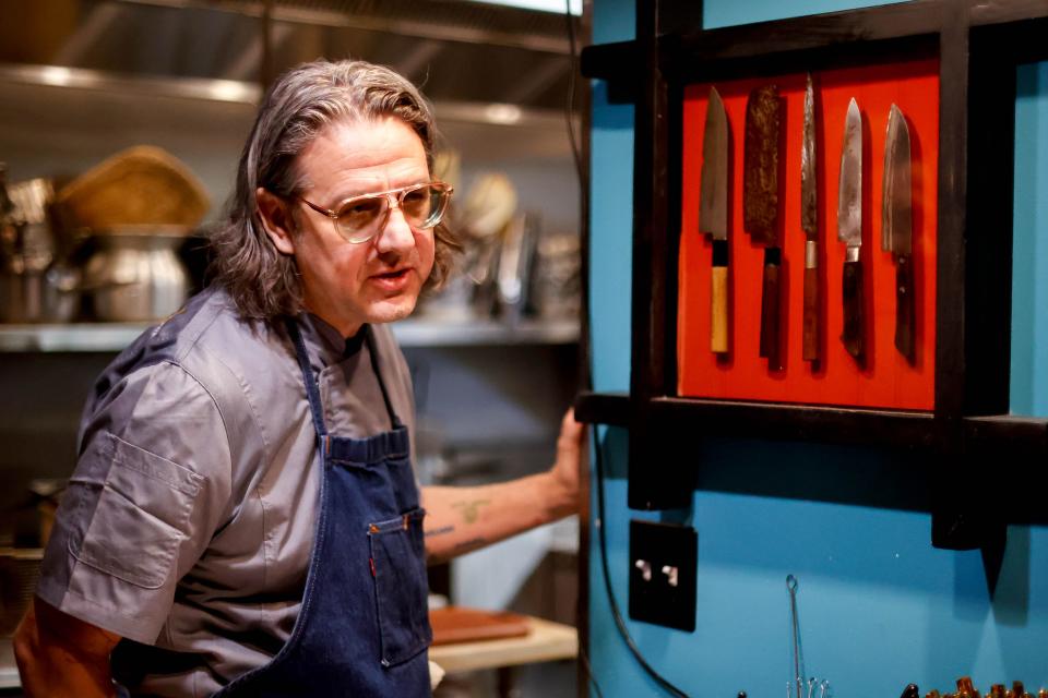 Chef Eric Smith is seen at The Crown in Oklahoma City on March 7.