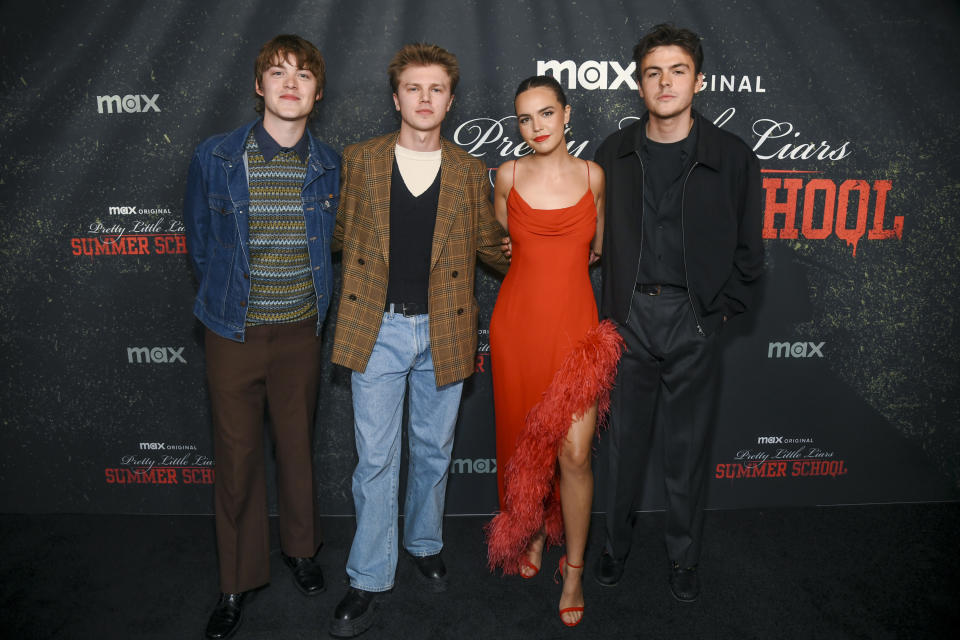 Reece Bibby, George Smith, Bailee Madison and Blake Richardson