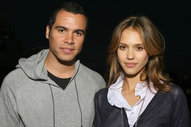 Michael Bezjian/WireImage Cash Warren and Jessica Alba