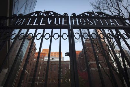 A view of Bellevue Hospital in the Manhattan borough of New York November 20, 2014. REUTERS/Carlo Allegri