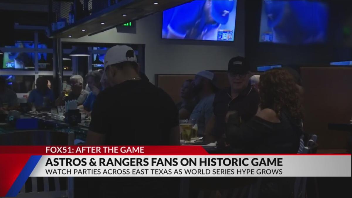 Astros, Rangers fans divided after game on Monday