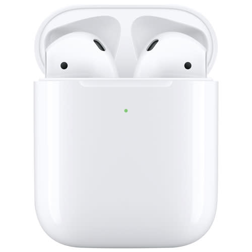 Apple AirPods In-Ear Truly Wireless Headphones. Image via Best Buy.