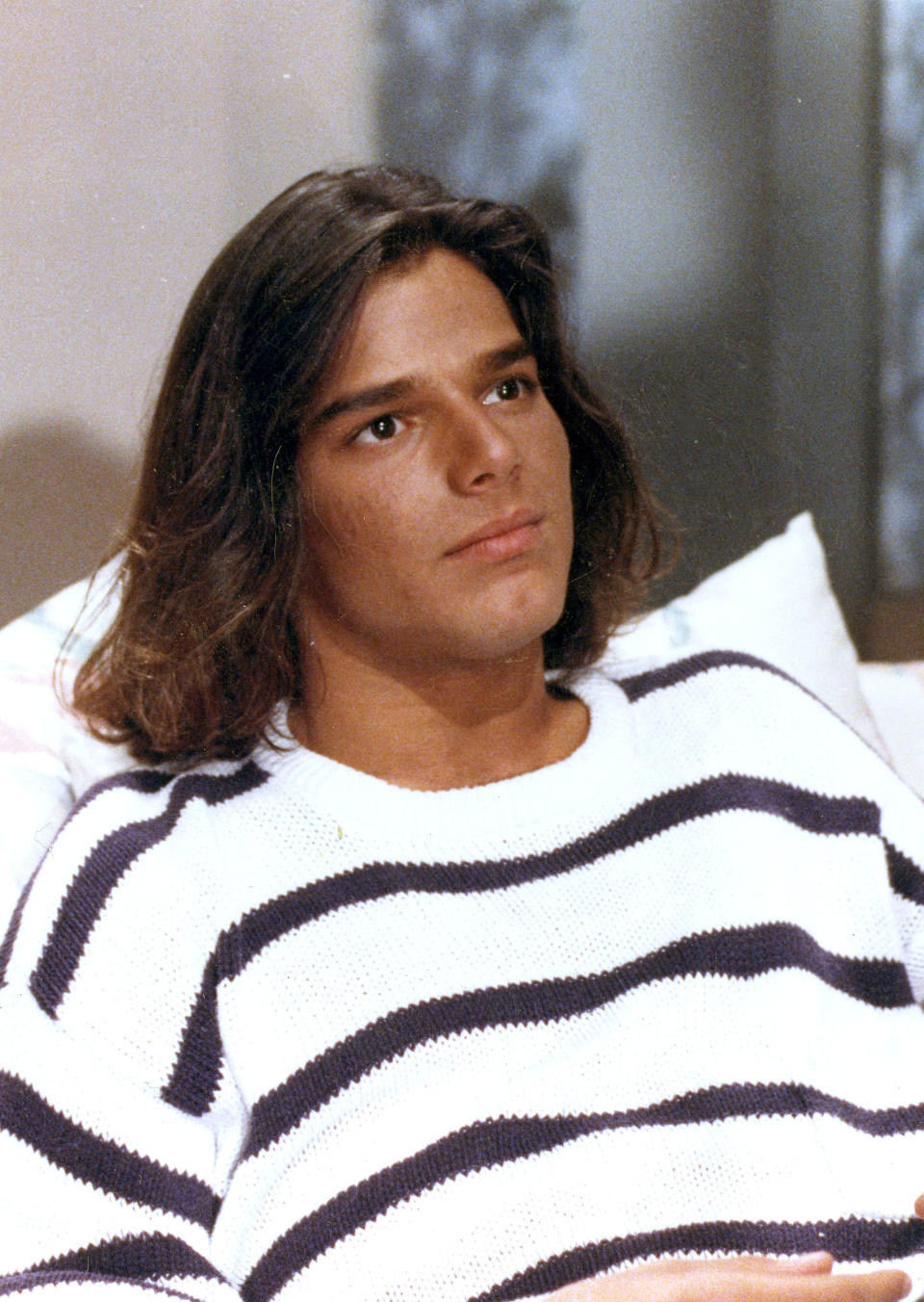 Ricky Martin in 1991 while starring in his role in the Mexican <em>telenovela</em> "Alcanzar una estrella II".