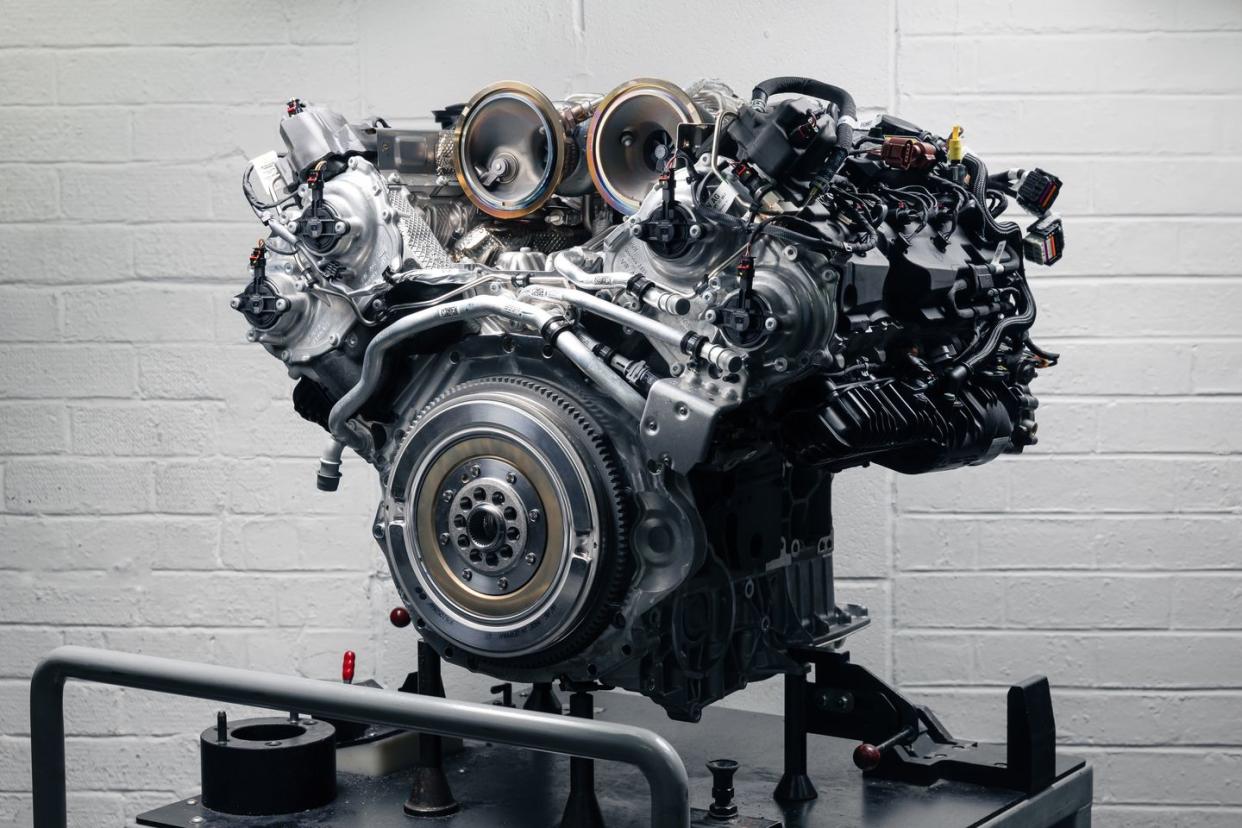 bentley ultra performance hybrid v8 powertrain