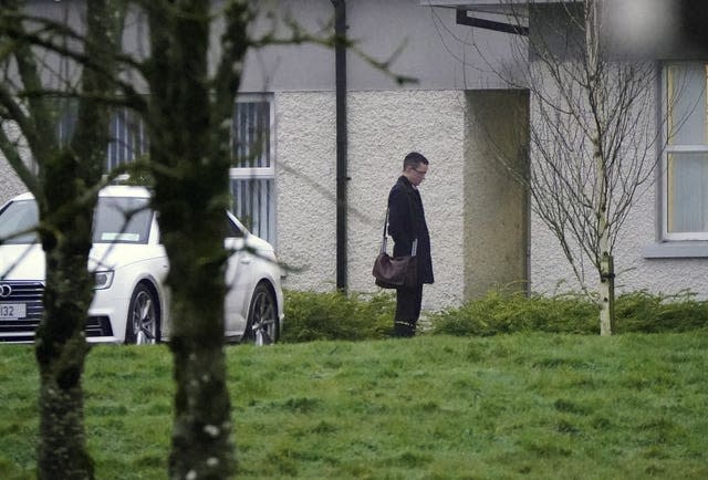 Enoch Burke outside Wilson’s Hospital School 