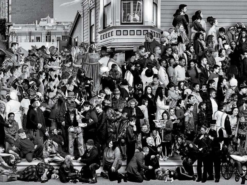 French street artist JR's new work tries to capture all the people of San Francisco, from millionaires to the homeless, in a single mural.