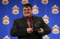 <b>Most Outstanding Rookie: Brett Jones, C, Calgary Stampeders</b><br> The 16th overall pick in last year’s draft is the first centre in history to win the top rookie award. He is just the fifth Canadian in history to win rookie of the year.