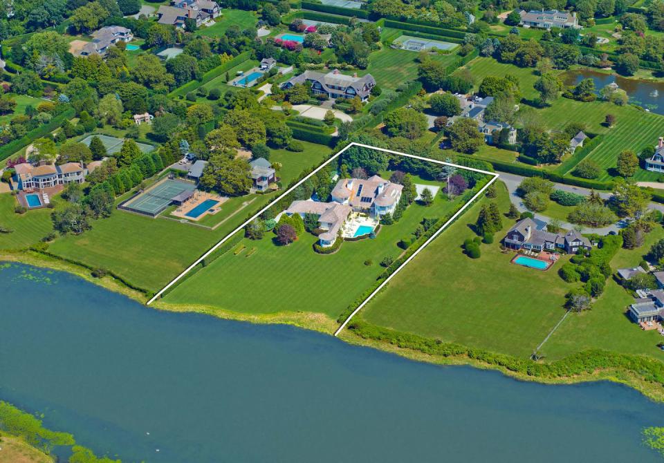 The 2.4-acre estate is on Squabble Lane in Southampton.