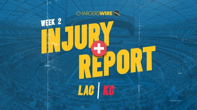 Los Angeles Chargers vs Kansas City Chiefs injury report and