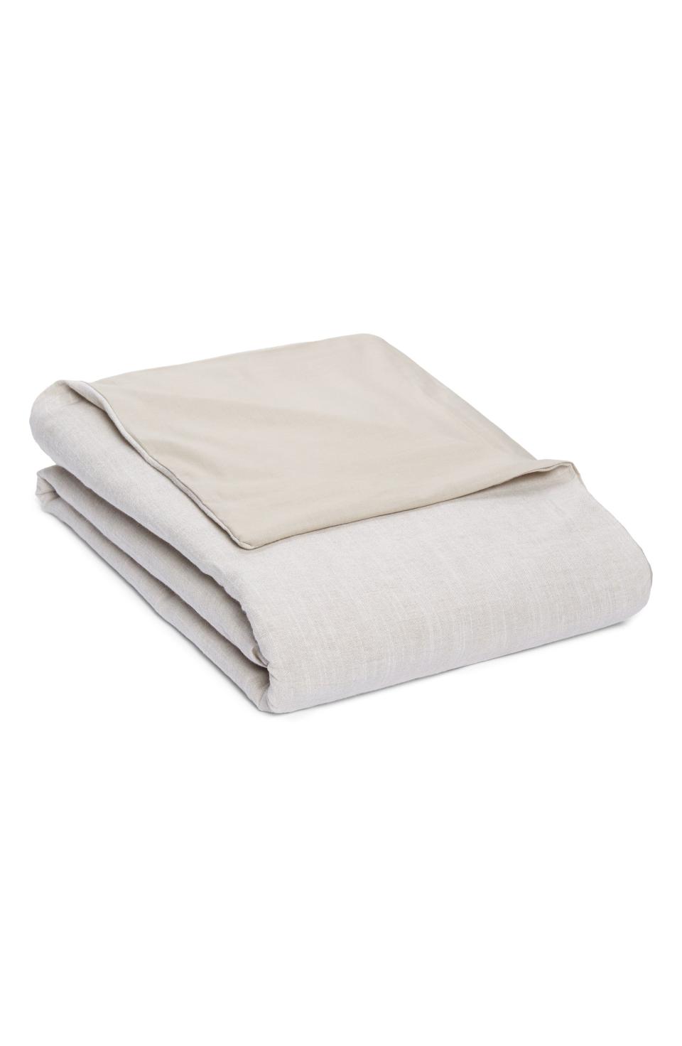 3) Linen & Cotton Duvet Cover