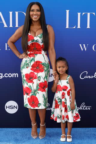 <p>Frazer Harrison/WireImage</p> Kenya Moore and daughter Brooklyn Doris Daly attend the world premiere of Disney's "The Little Mermaid" on May 08, 2023 in Hollywood, California.