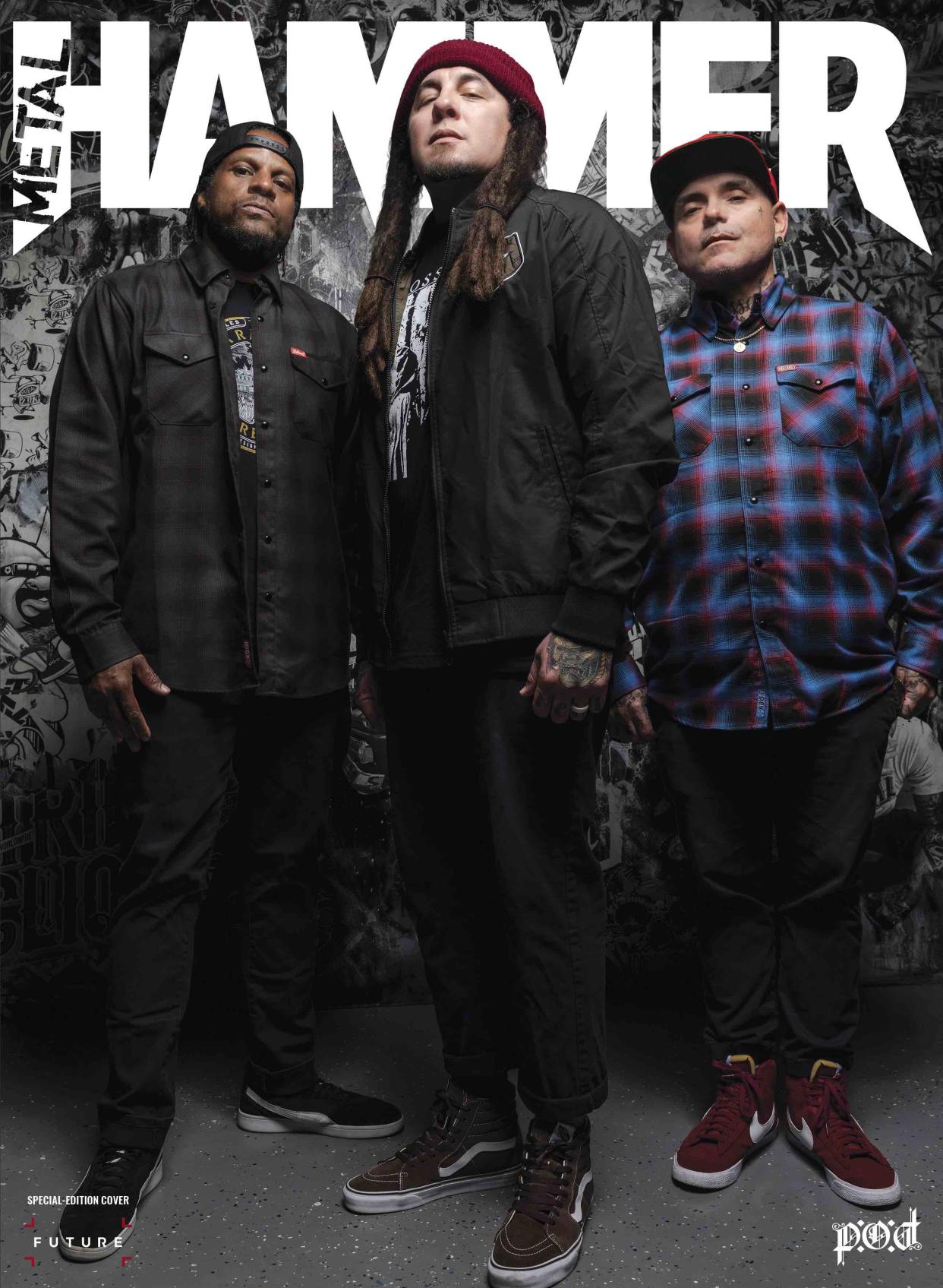 POD on the cover of the new issue of Metal Hammer