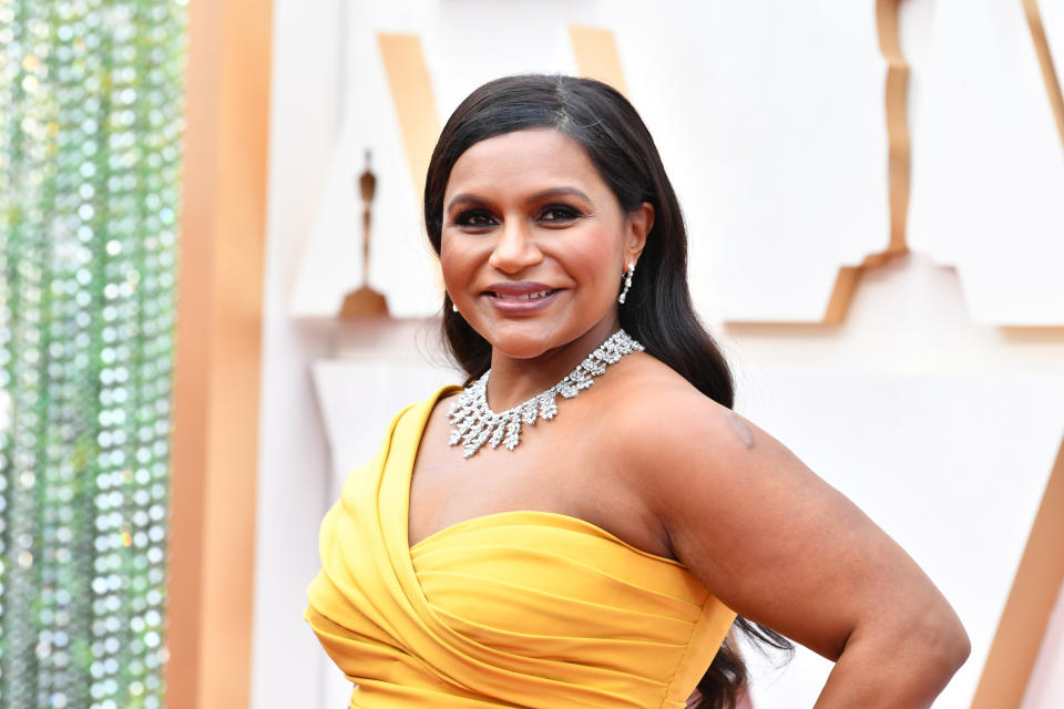 Mindy Kaling is mom to 8-month-old Spencer and 3-year-old Katherine.  (Photo: Amy Sussman via Getty Images)