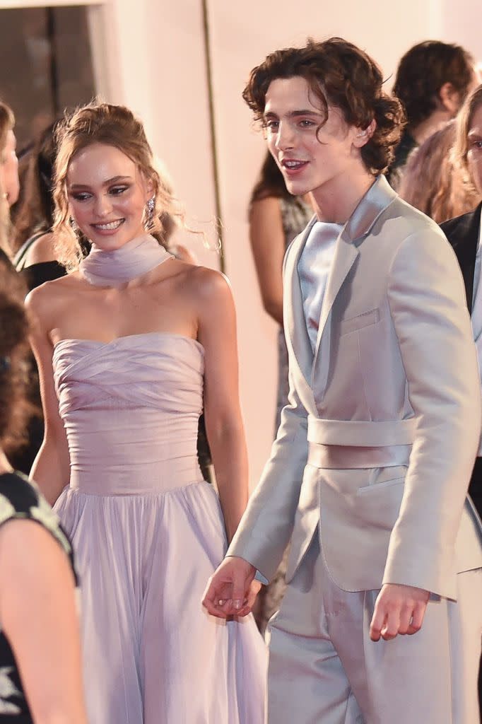 Lily-Rose Depp et Timothée Chalamet