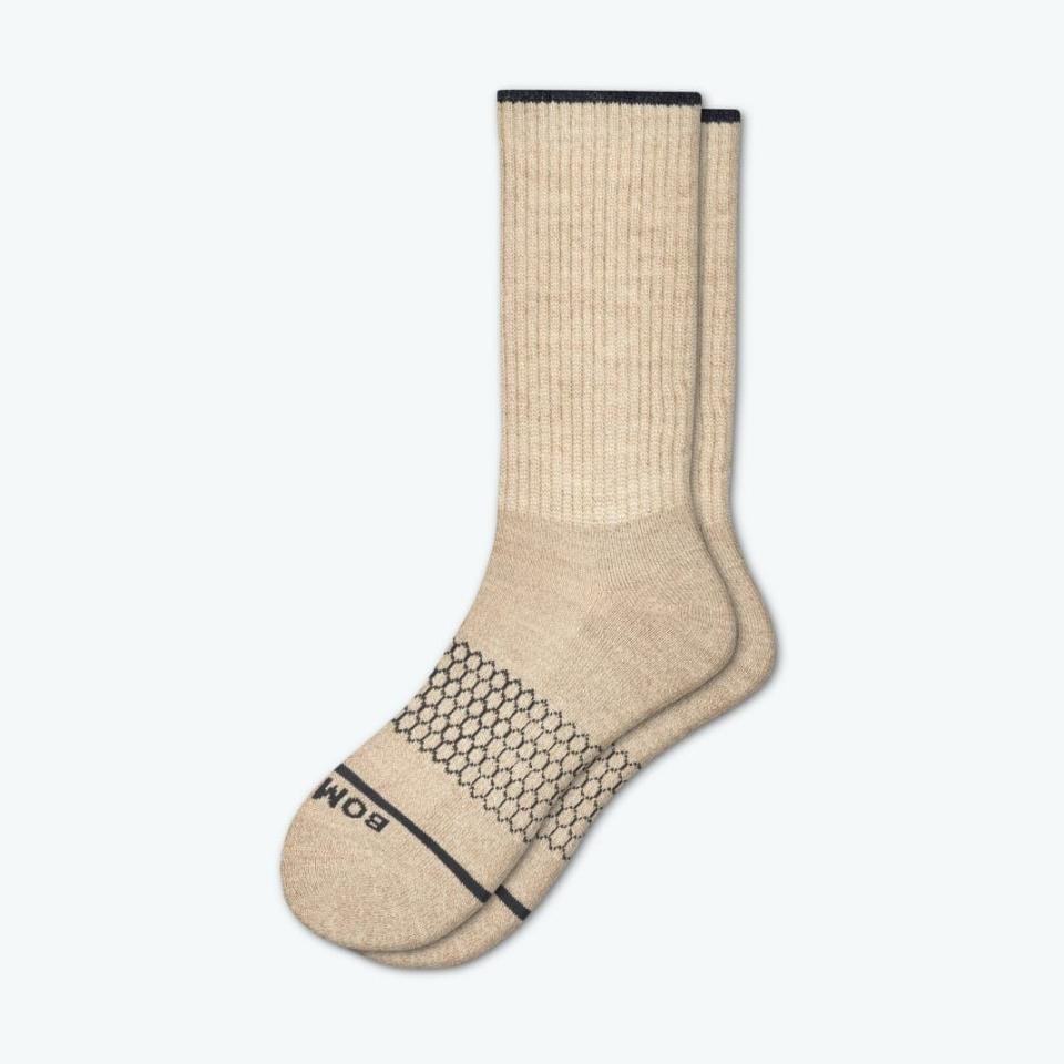 <p><a href="https://go.redirectingat.com?id=74968X1596630&url=https%3A%2F%2Fbombas.com%2Fproducts%2Fmens-merino-wool-socks%3Fvariant%3Dblue-agate&sref=https%3A%2F%2Fwww.menshealth.com%2Ftechnology-gear%2Fg38445169%2Fbest-wool-socks-for-men%2F" rel="nofollow noopener" target="_blank" data-ylk="slk:Shop Now;elm:context_link;itc:0;sec:content-canvas" class="link ">Shop Now</a></p><p>Merino Wool Calf Socks</p><p>bombas.com</p><p>$20.00</p><span class="copyright">Courtesy of Retailer</span>