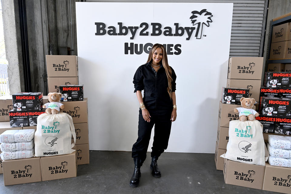 Ciara at the Baby2Baby maternal health press conference on May 8 in Los Angeles.