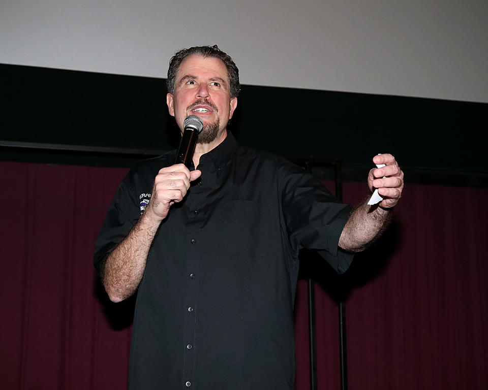 Don Coscarelli attends a special screening of the restored "Phantasm" during Ain't It Cool News' 17th Annual Butt-Numb-A-Thon on December 13, 2015. (Photo by Gary Miller/Getty Images)