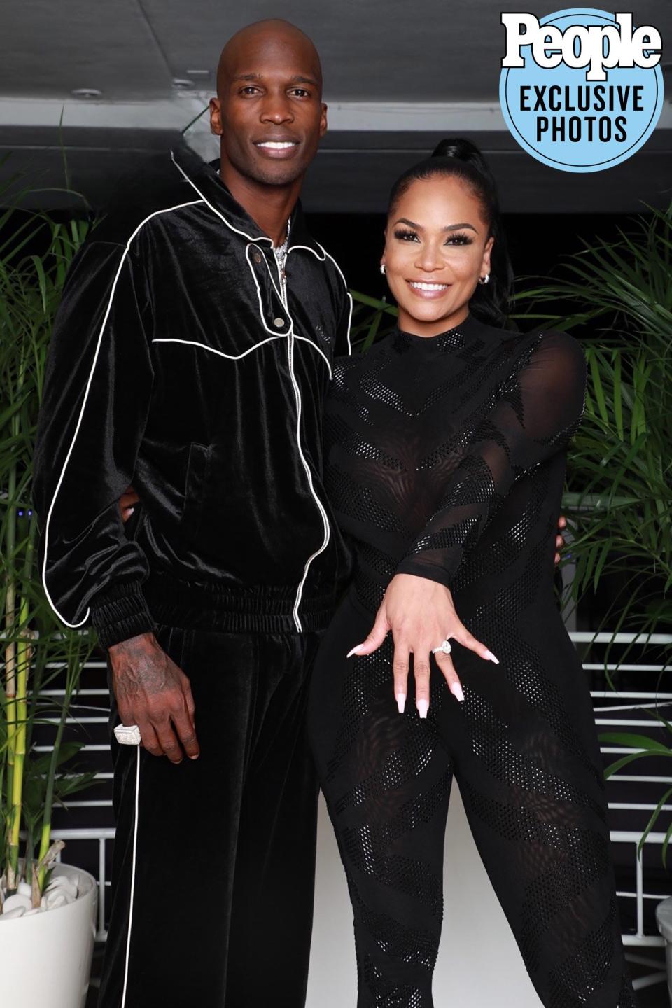 Sharelle Rosado and Chad “Ocho Cinco” Johnson Engagement. Photo Credit – Erick Robinson