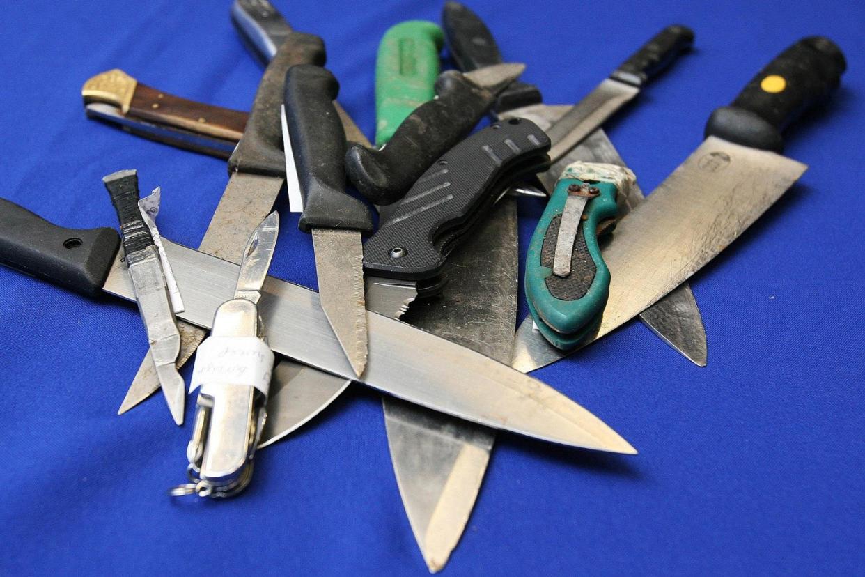50 shops across London have been found to be illegally selling knives to underage children: PA