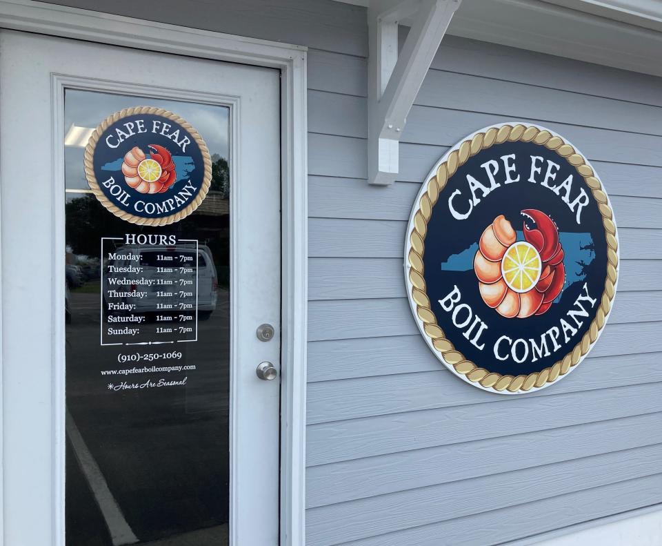 Cape Fear Boil Company at 6402 E. Oak Island Drive, Oak Island.