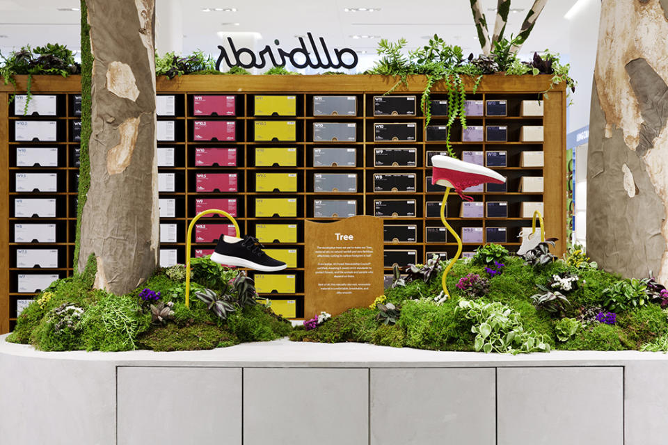 Nordstrom NYC opened a limited pop-up shop with Allbirds. - Credit: Connie Zhou for Nordstrom