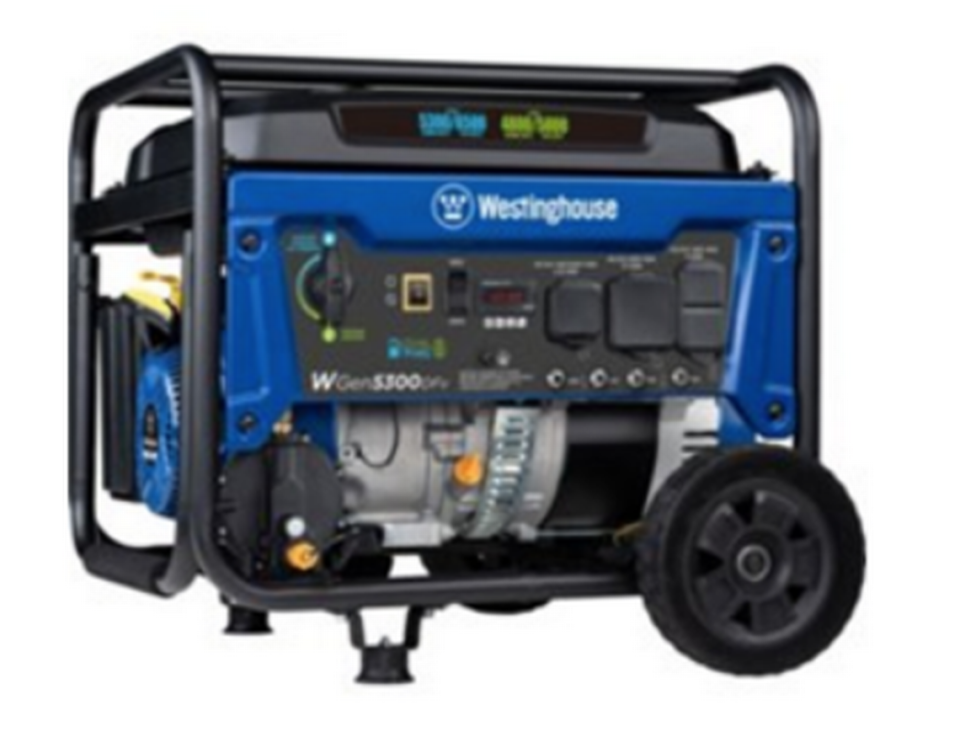 Westinghouse WGen5300DFv Dual Fuel Portable Generator