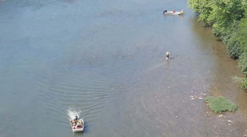 A body with “significant decomposition” was found along a stretch of the Great Miami River prompting a large law enforcement investigation and recovery.