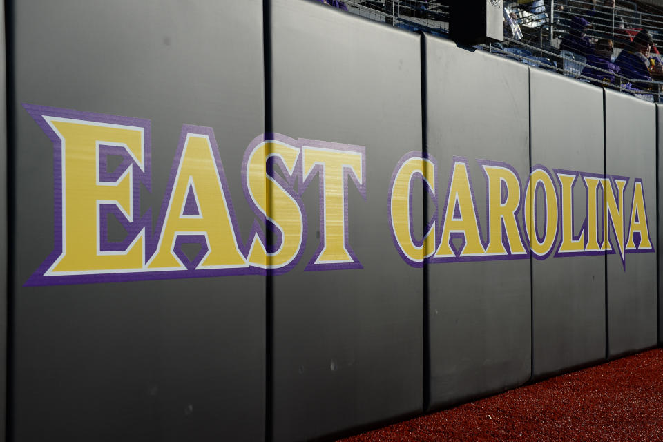 GREENVILLE, NC - MARCH 04: Backstop at Clark-LeClair Stadium in a game between the St. John