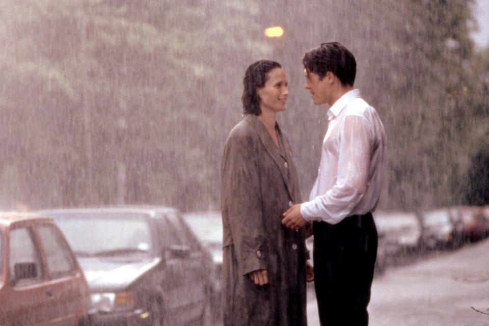 Andie MacDowell and Hugh Grant in 1994's Four Weddings and a Funeral. (Gramercy Pictures/Everett Collection)