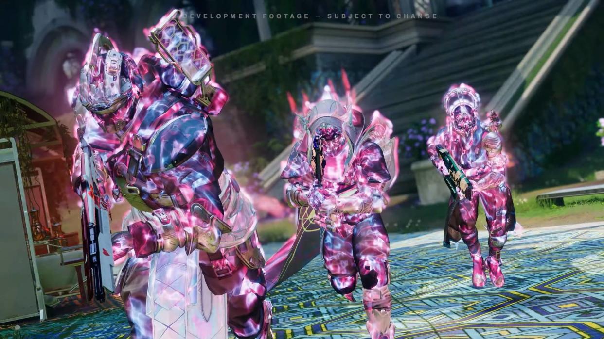  Destiny 2 The Final Shape Prismatic subclass guardians running. 