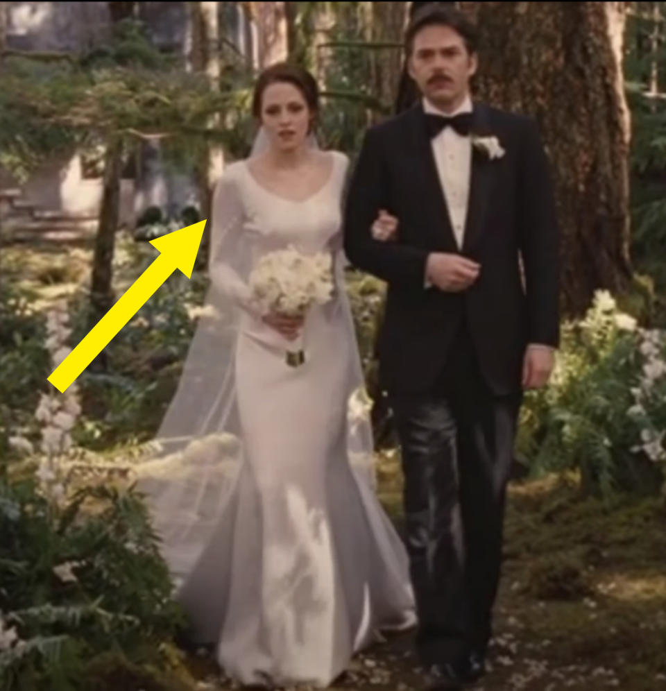 Bella getting married in "Twilight"