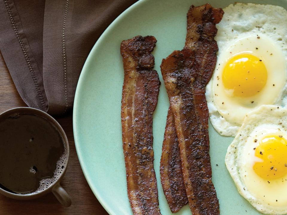 Coffee and Brown Sugar Bacon