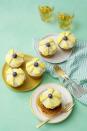 <p>Fruity cupcakes are the perfect big-batch Easter dessert. Dress them up with blueberry and pineapple flowers for a bit of springtime flair.</p><p>Get the <strong><a href="https://www.womansday.com/food-recipes/food-drinks/a19123934/hummingbird-cupcake-recipe/" rel="nofollow noopener" target="_blank" data-ylk="slk:Hummingbird Cupcakes recipe.;elm:context_link;itc:0;sec:content-canvas" class="link ">Hummingbird Cupcakes recipe.</a></strong></p>