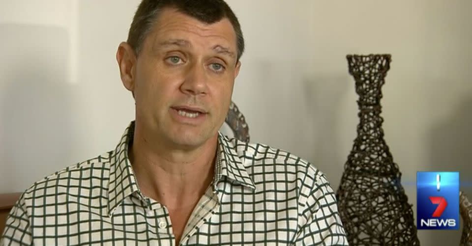 Steve Jackson spoke to 7 News about the horrific accident. Source: 7 News.