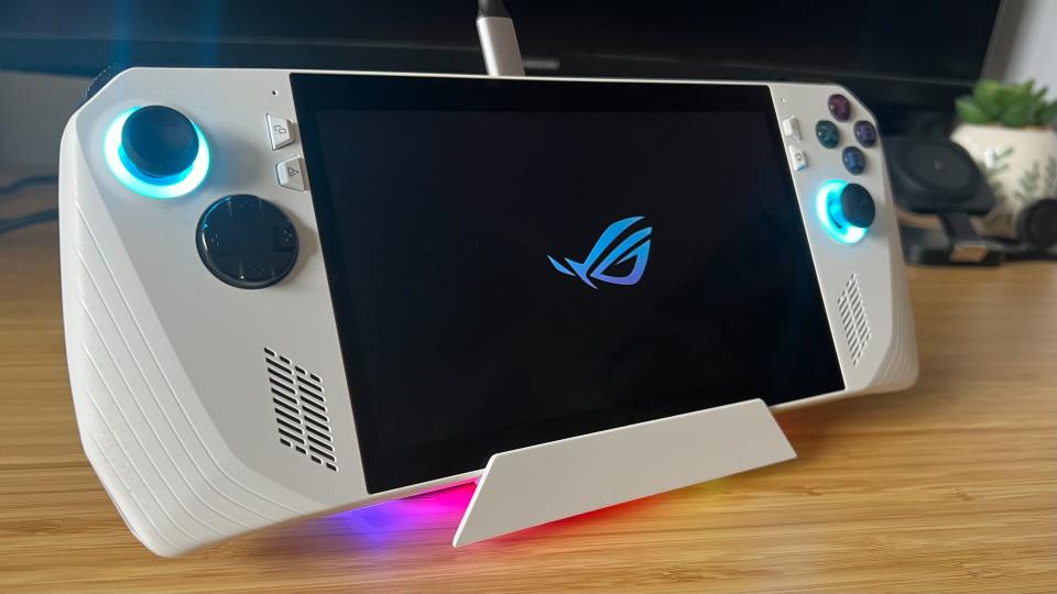 Asus ROG Ally on a JSAUX RGB Docking Station