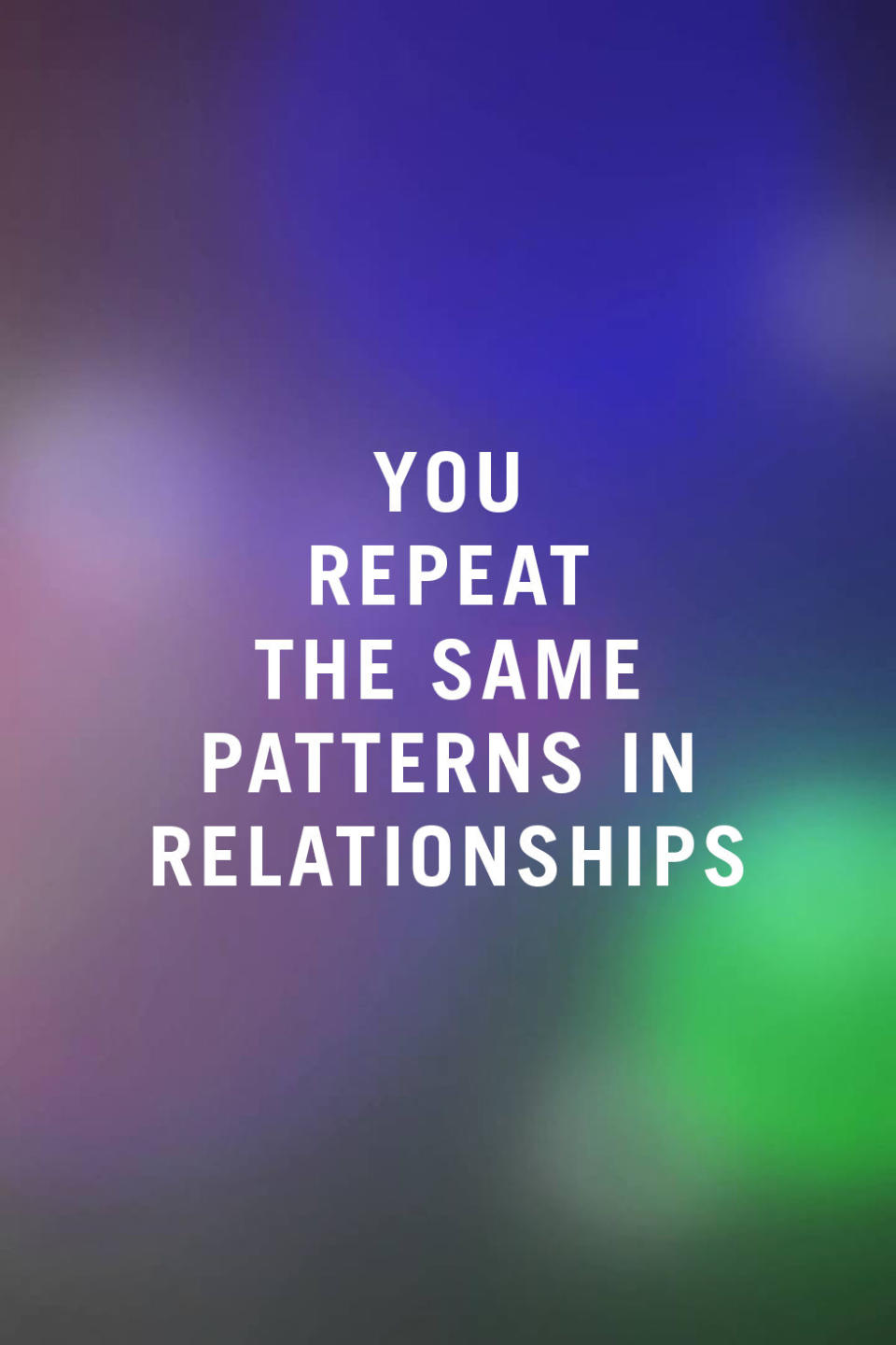 <p>"Sabotage is tricky. We are very good at lying to ourselves. It's easier to spot if you look at your patterns and behavior over the long-term. If you find yourself nitpicking your new partner, stop and reflect and say something like 'this is month three. And I tend to start to get rid of people I like around this time.' You have to look at your behavior, and ask yourself 'have I done this in the past?'" —<em>Daniel Packard, relationship coach and founder and lead trainer at the </em><em><a rel="nofollow noopener" href="http://loveathlete.com/" target="_blank" data-ylk="slk:Love Athlete Academy;elm:context_link;itc:0;sec:content-canvas" class="link ">Love Athlete Academy</a></em><br></p>