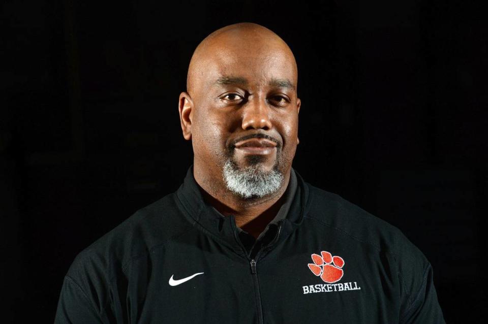South Meck Head Coach Chris McDonald led the team, which is 13-0 this season through practice Wednesday, Jan. 3, 2024. They face off against, 4A power, Richmond, on Saturday.