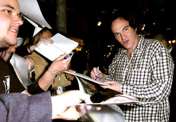 Quentin Tarantino at the Westwood premiere of Dimension Films' Sin City